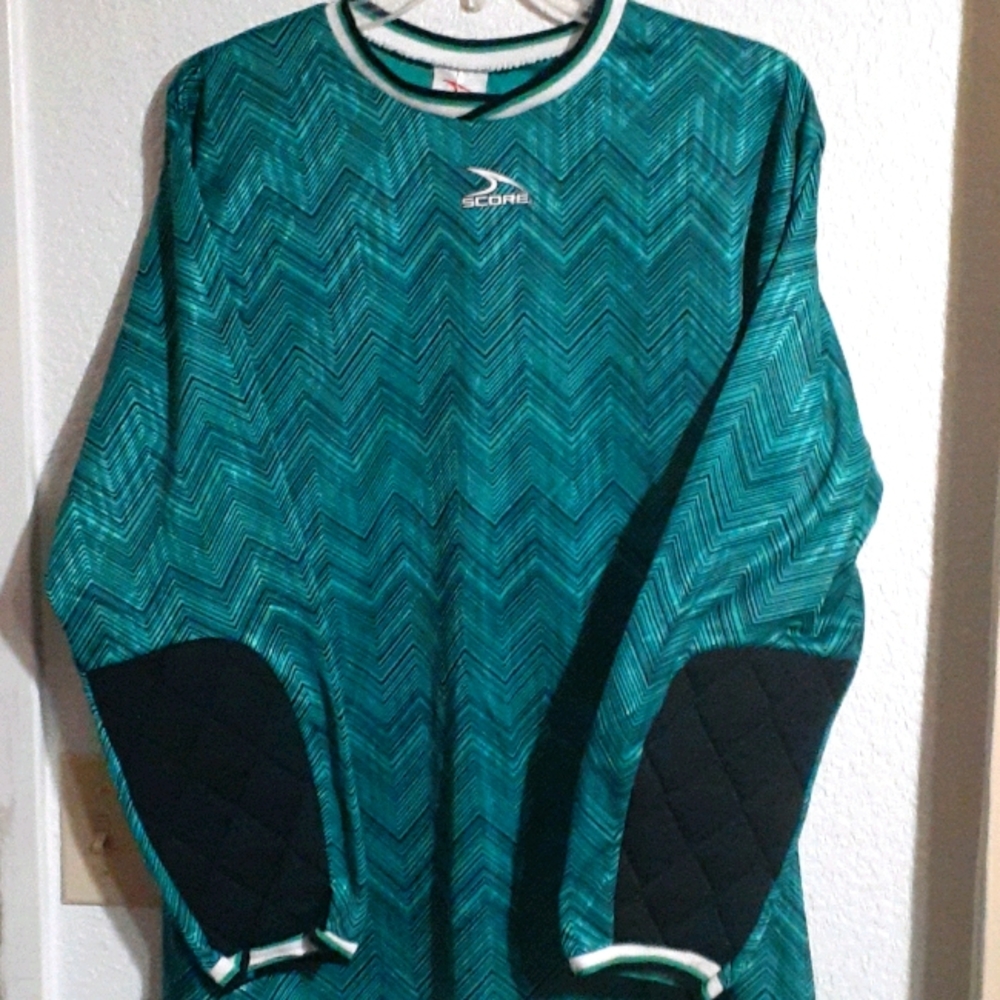 Goalkeeper jersey, LG, Green/Black